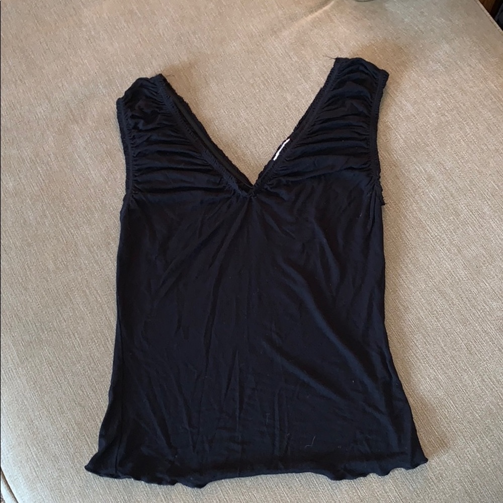 Vol. 1 black vneck shirt